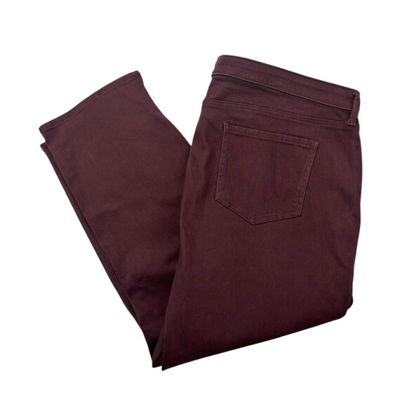 NYDJ Curves 360 Women's Plus Size 24 SHORT Slim Straight Ankle Jeans Stretch NWT - Picture 5 of 16